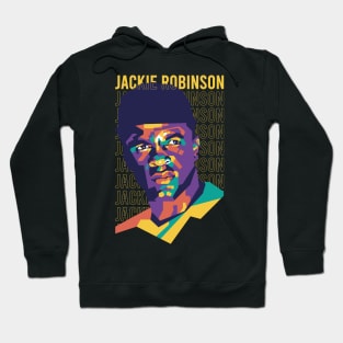 Jackie Robinson on WPAP art 1 Hoodie